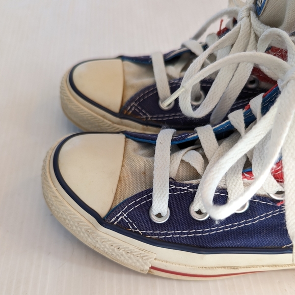 CONVERSE Limited Edition The Who flag Artwork 2008 Year Hour high top sneakers - Picture 10 of 15